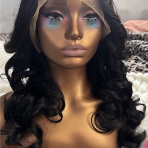 Elegant Black Curly Wig